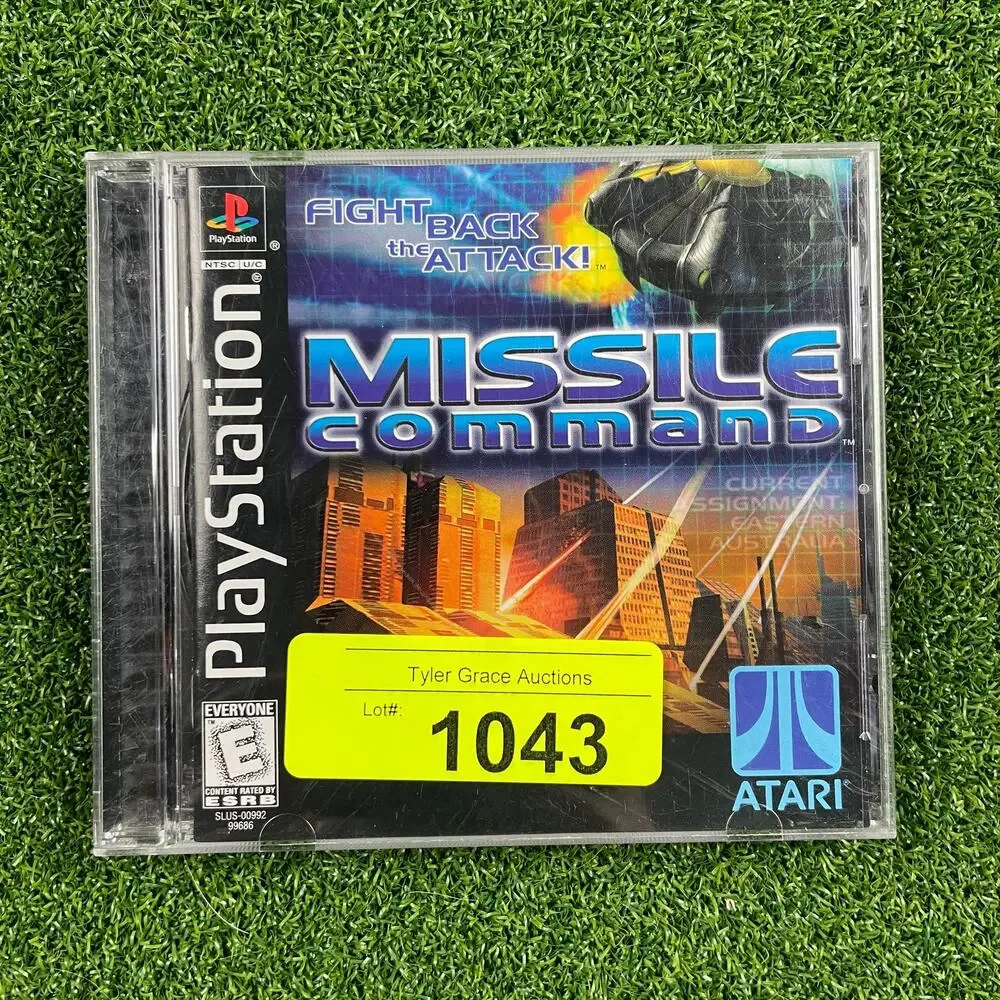 Missile Command (Sony PlayStation 1, 1999) Complete